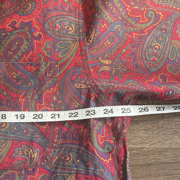 90’s VTG Tango by Max Raab Button Down Floral Paisley Print Shirt Large EUC - Picture 5 of 7